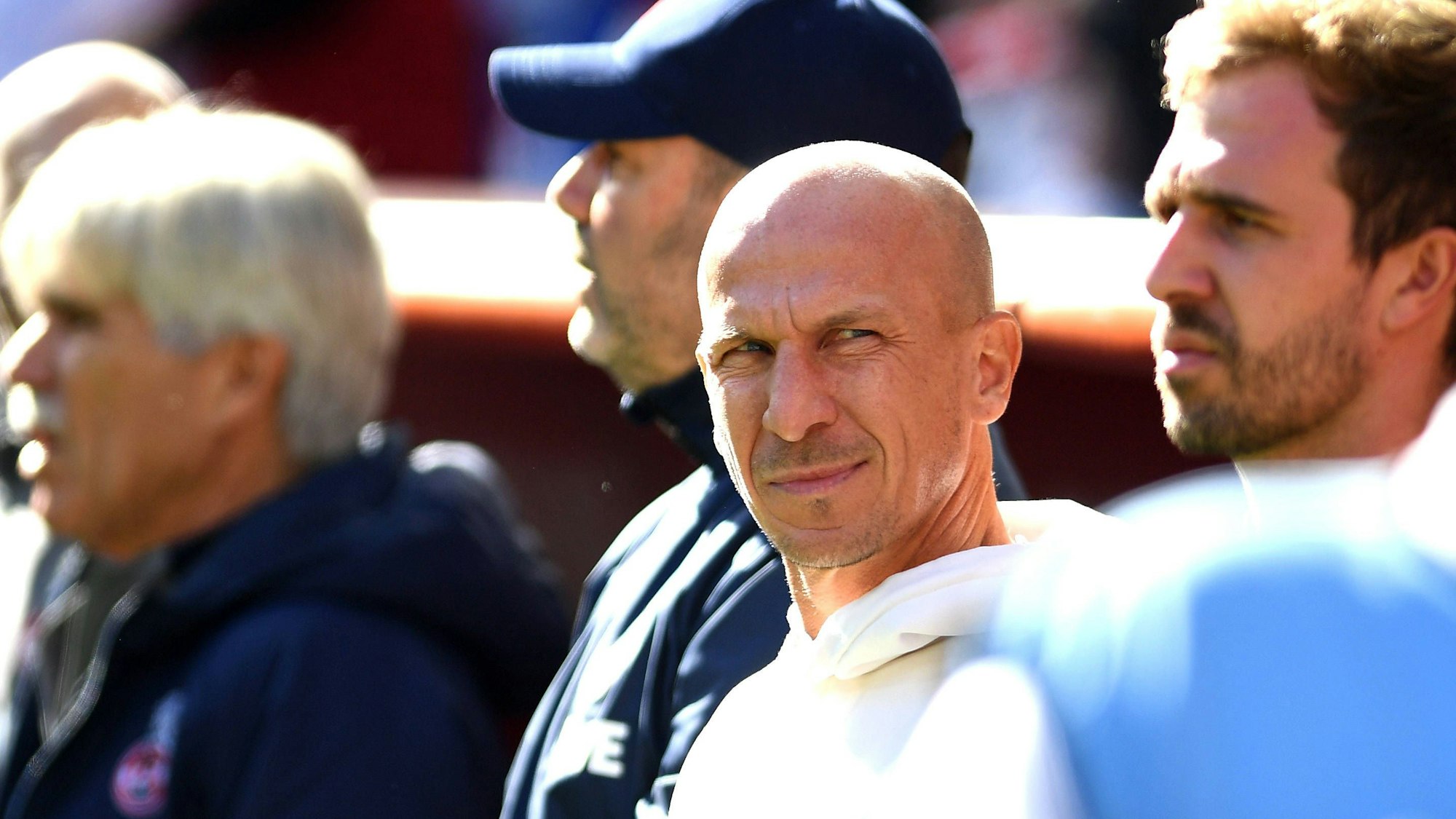 Trainer Gerhard Struber freute sich am Samstag über ein unspektakuläres 2:0 seines 1. FC Köln gegen den SSV Ulm.
