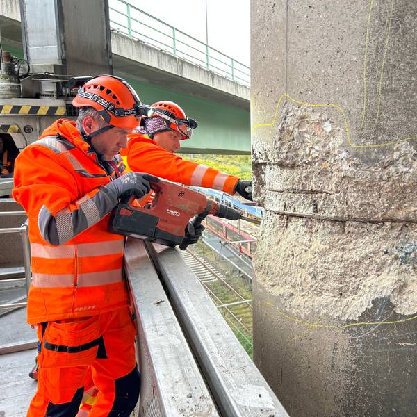 Hauptuntersuchung Zoobrücke am 8. Oktober 2024