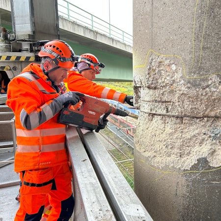 Hauptuntersuchung Zoobrücke am 8. Oktober 2024