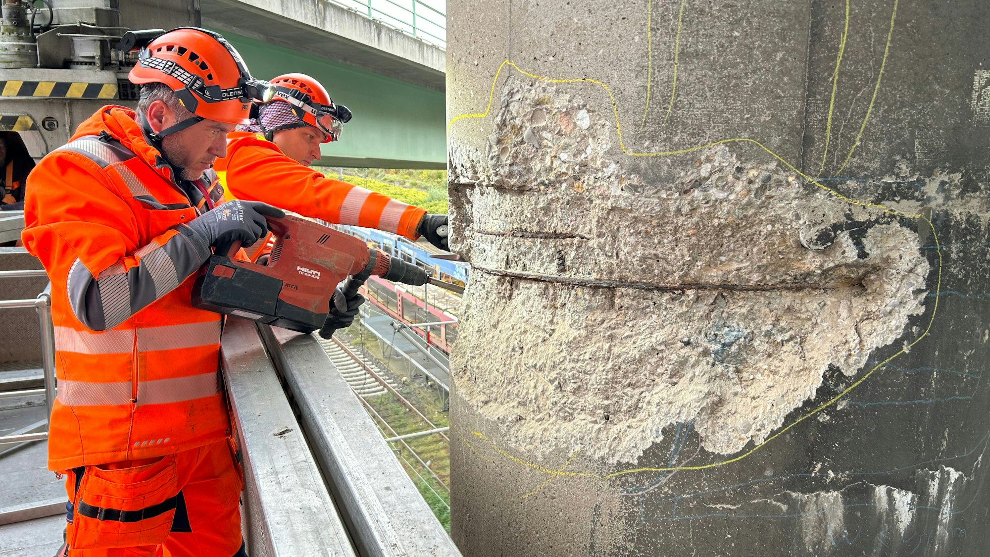 Hauptuntersuchung Zoobrücke am 8. Oktober 2024