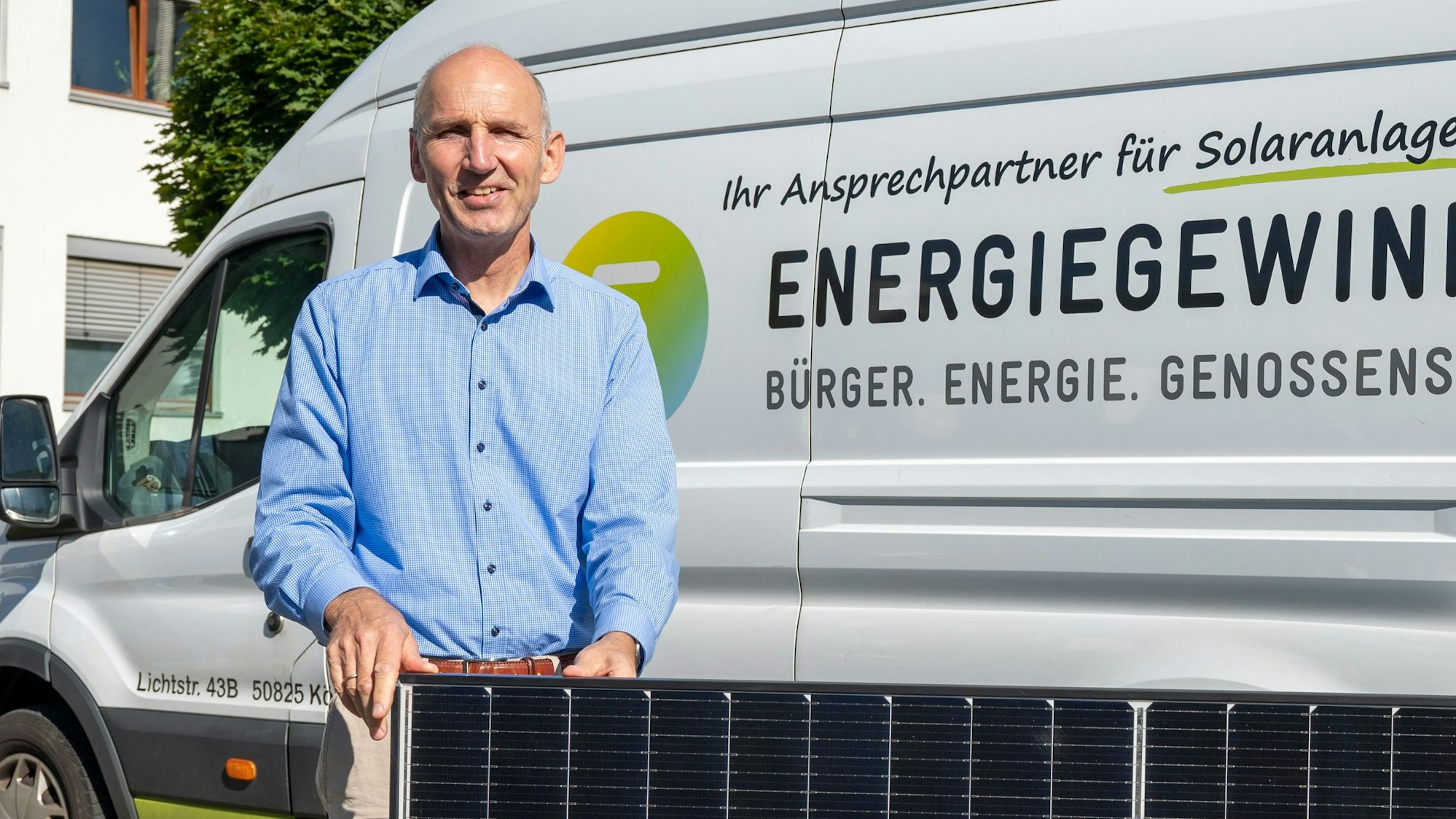 Hubert Vienken ist Geschäftsführer der Energeigewinner Technik und Vorstand der Genossenschaft.