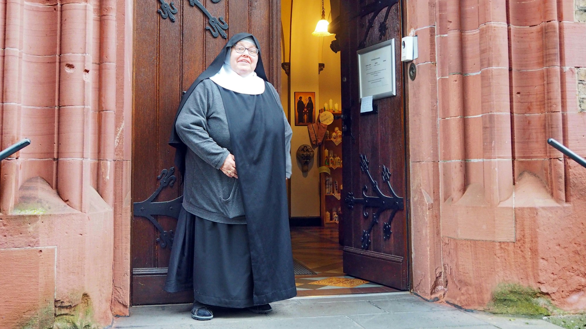 Schwester Cornelia leitet den Oasentag im Kloster der Benediktinerinnen in Raderberg.
