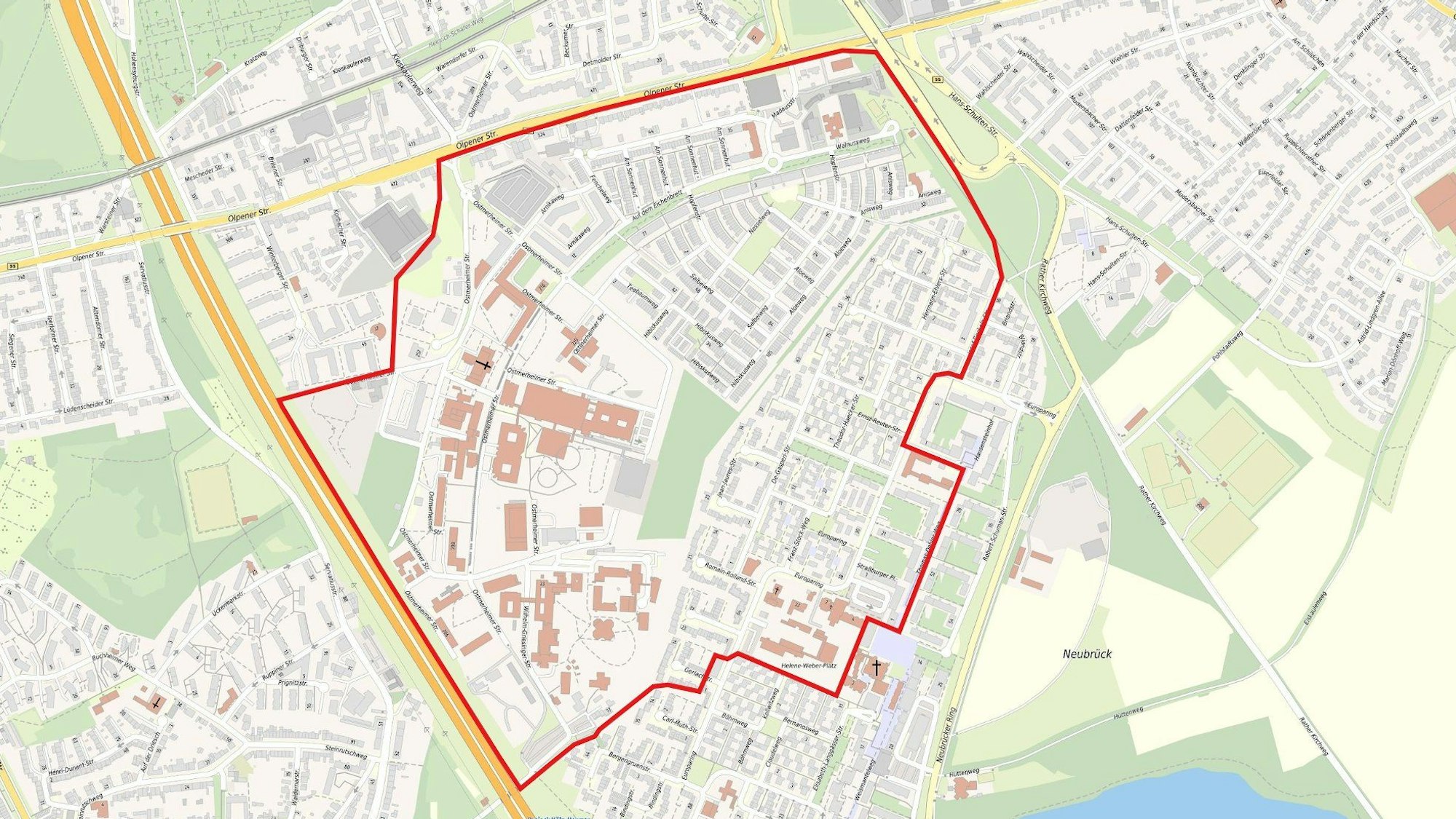 Der Evakuierungsradius um das Krankenhaus in Merheim beträgt 500 Meter.