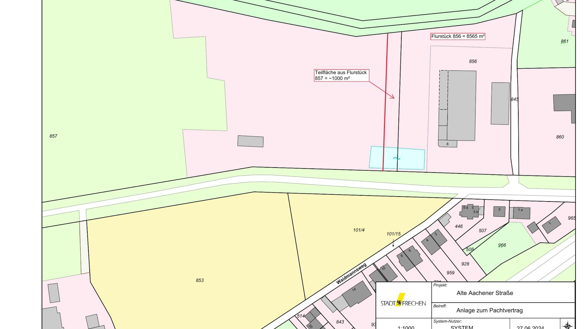 Auf dem Foto ist ein Plan zu sehen.