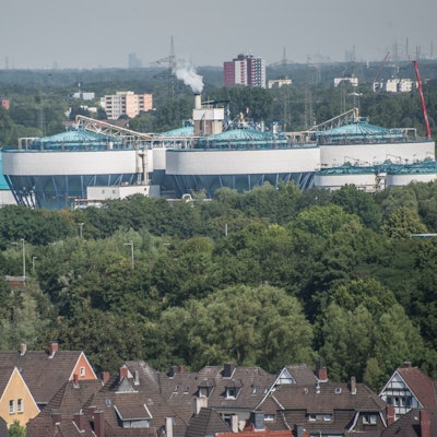 Das Klärwerk Bürrig.