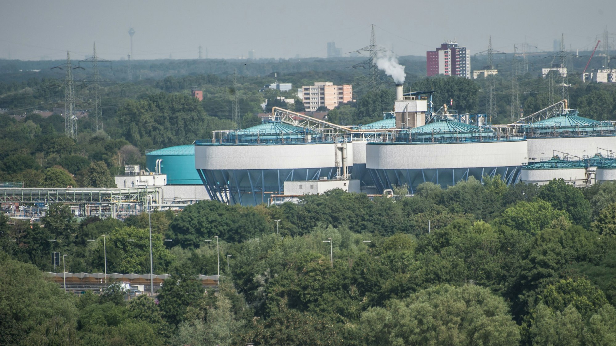 Das Klärwerk Bürrig.