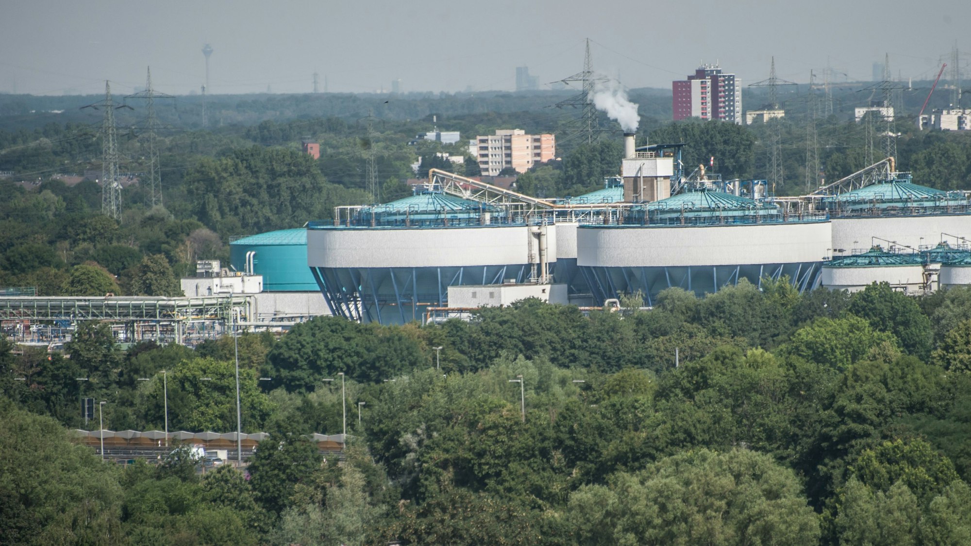 Das Klärwerk Bürrig.