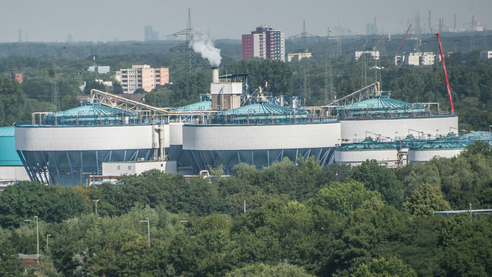 Currentas Klärwerk aus der Ferne