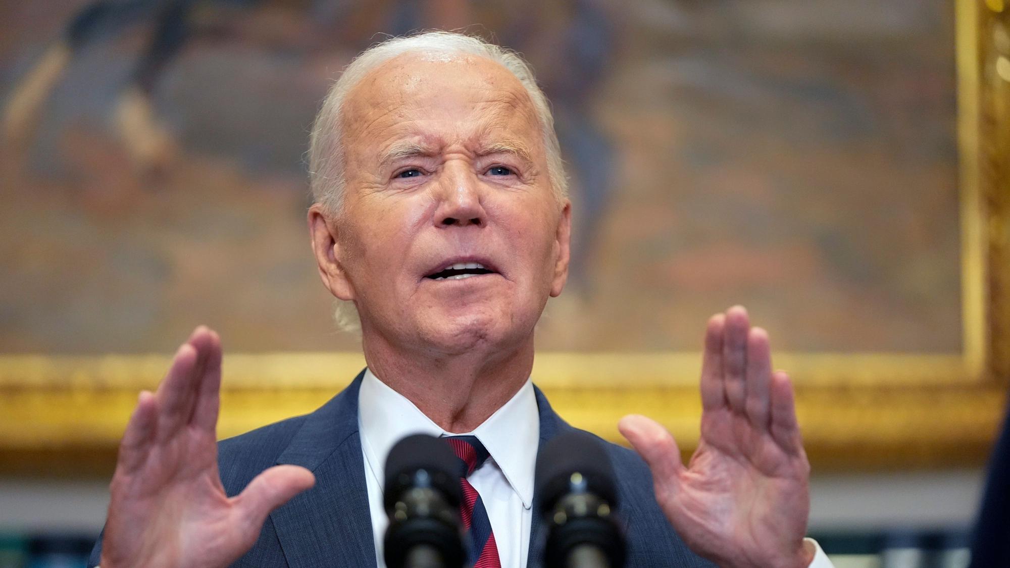 Präsident Joe Biden verschob wegen Milton seine geplante Deutschlandreise.