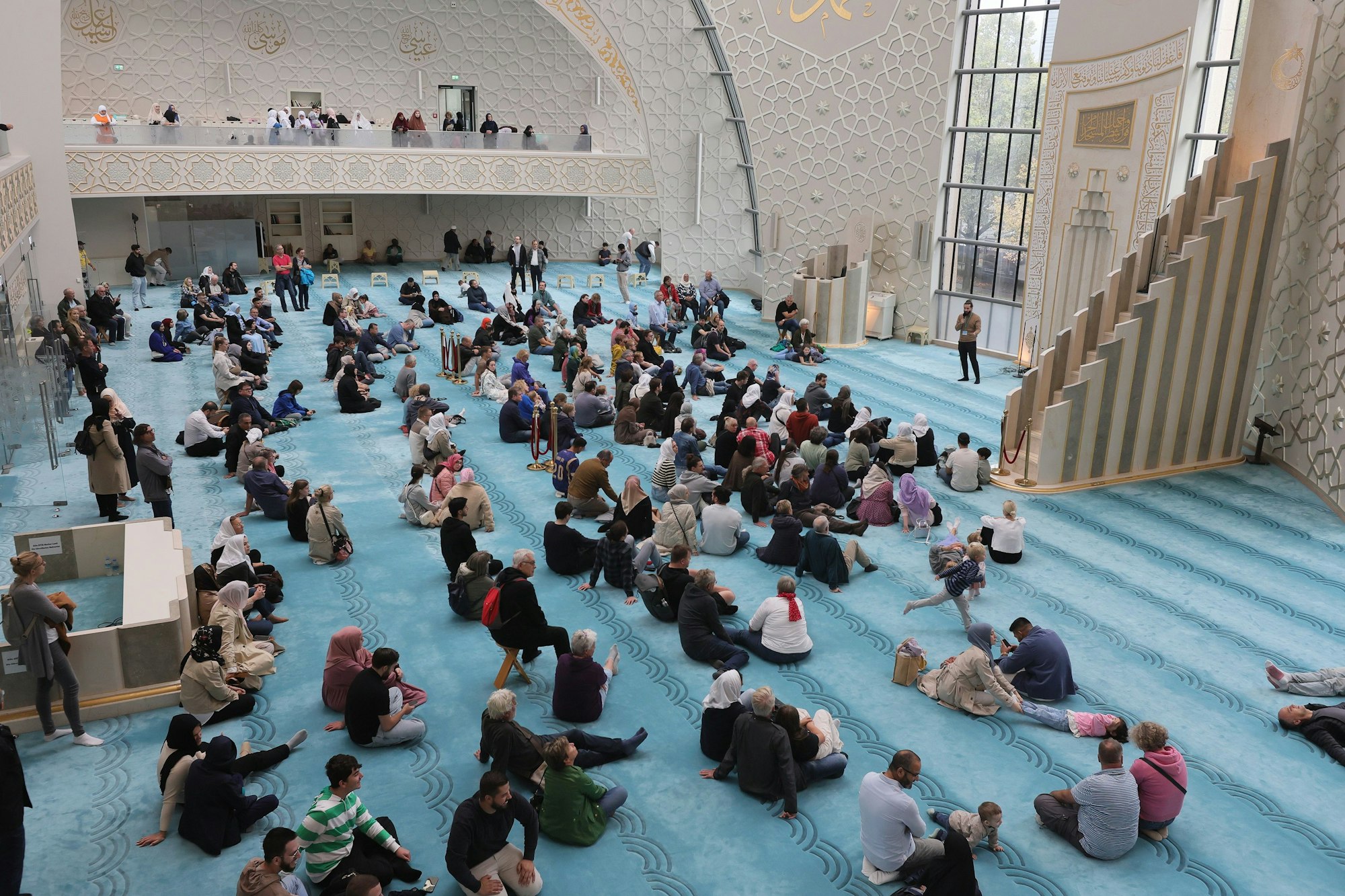 Der Gebetssaal in der Zentralmoschee.