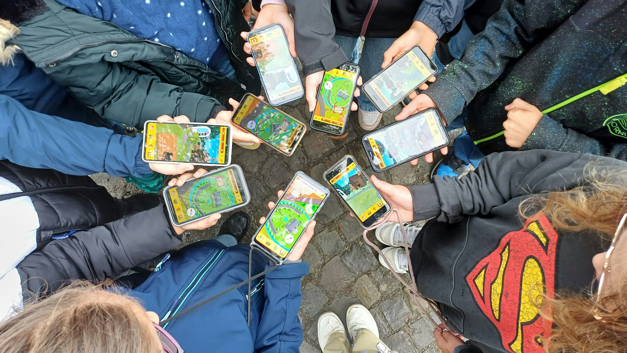 Eine Klasse der Schlebuscher Gesamtschule hat die App getestet.