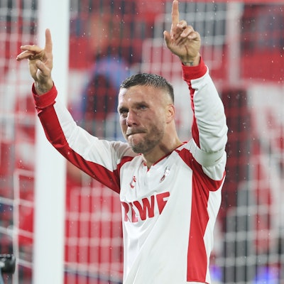Verabschiedet sich tränenreich vom 1. FC Köln: Lukas Podolski