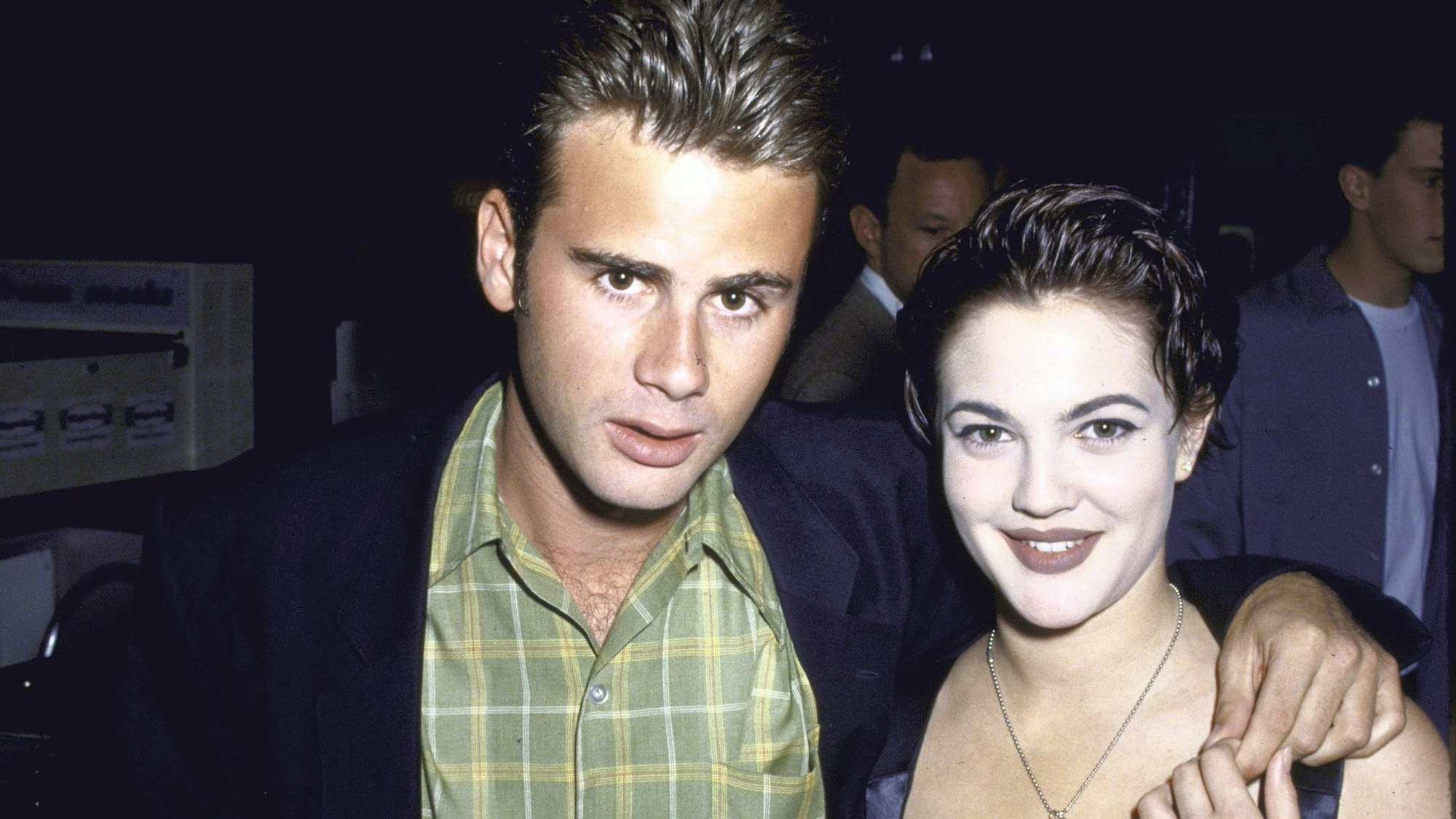 Jamie Walters mit der Schauspielerin Drew Barrymore.
