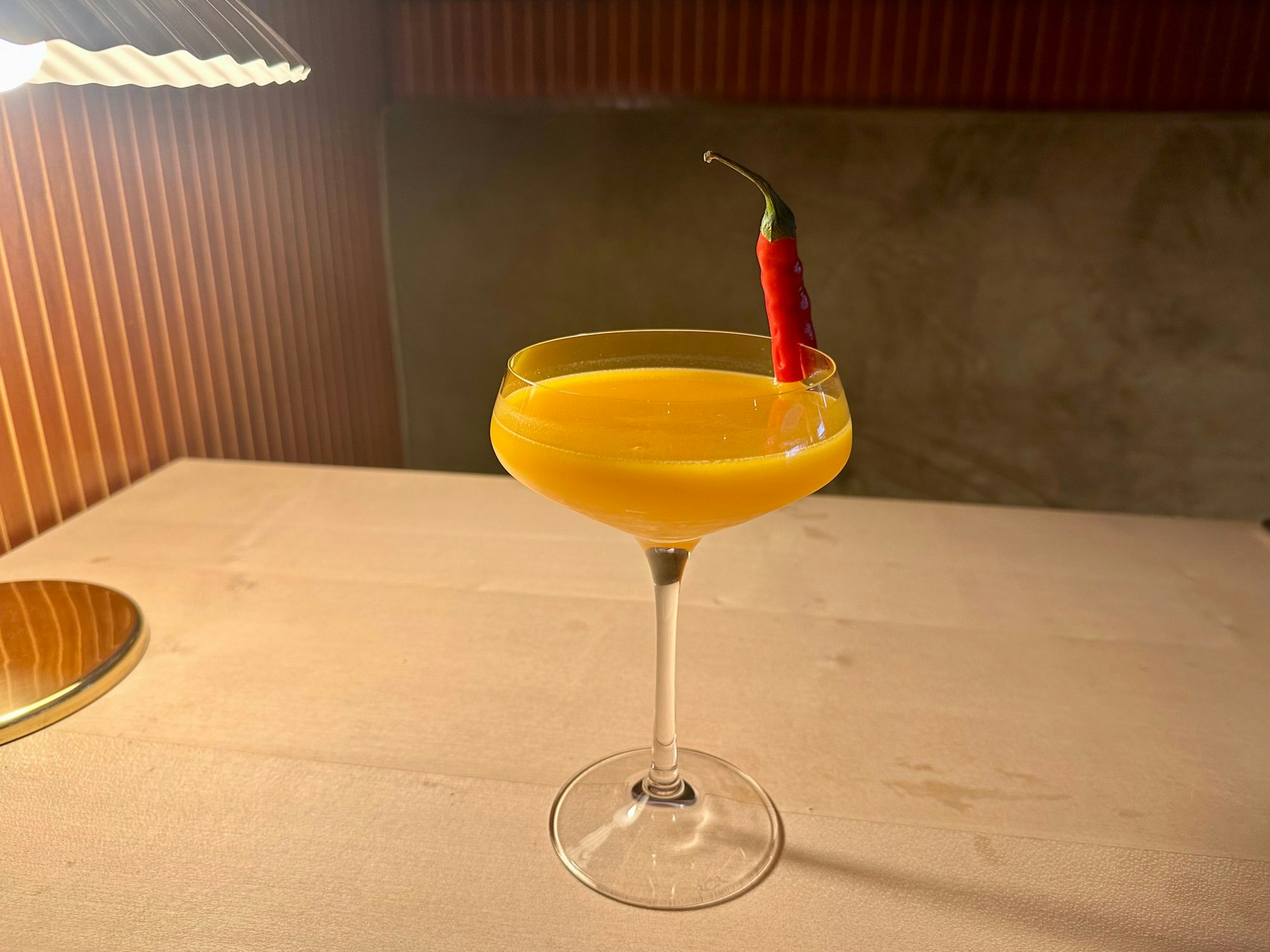 Chili am Margarita-Glas