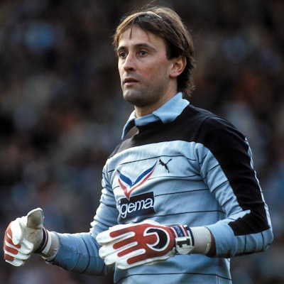 Dieter Burdenski im Dress von Werder Bremen.