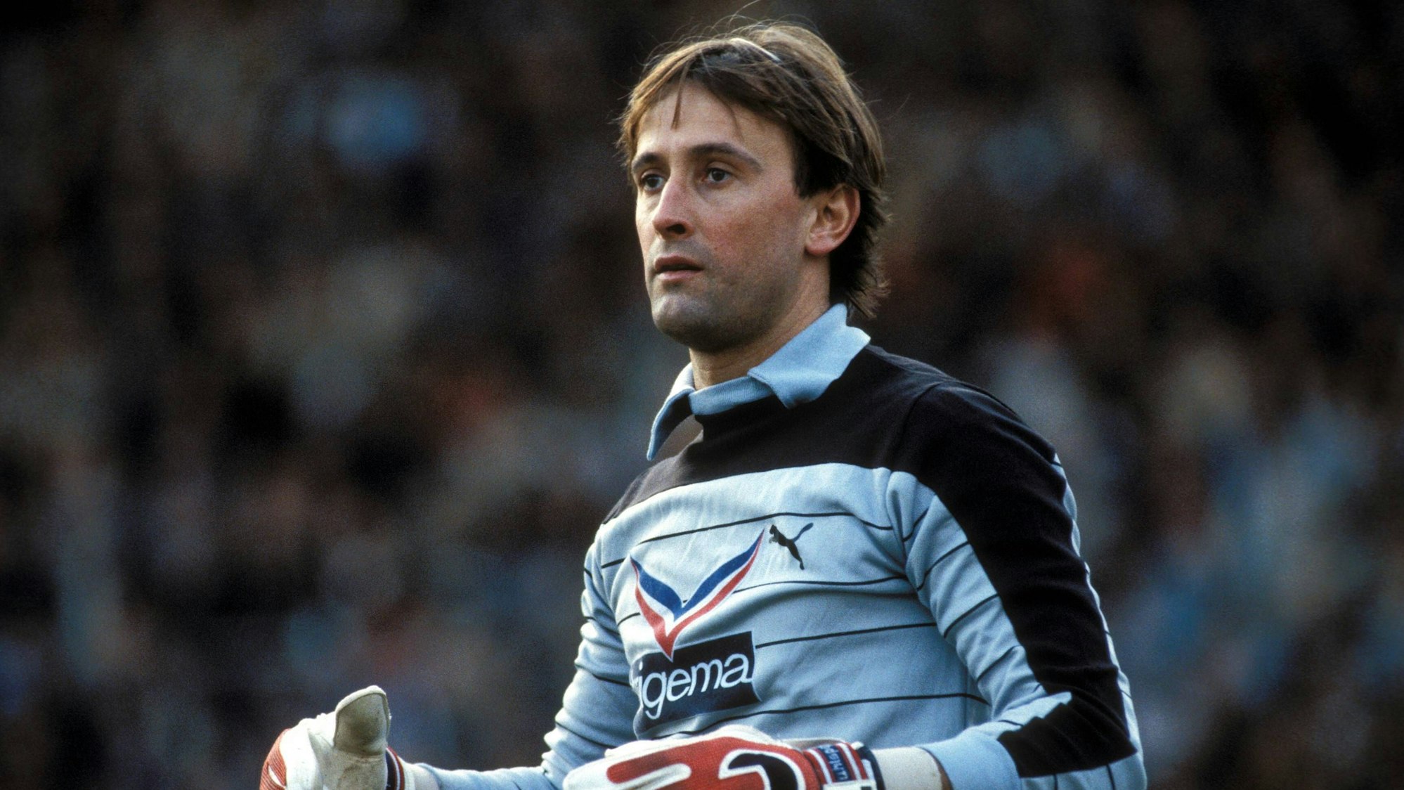 Dieter Burdenski im Dress von Werder Bremen.