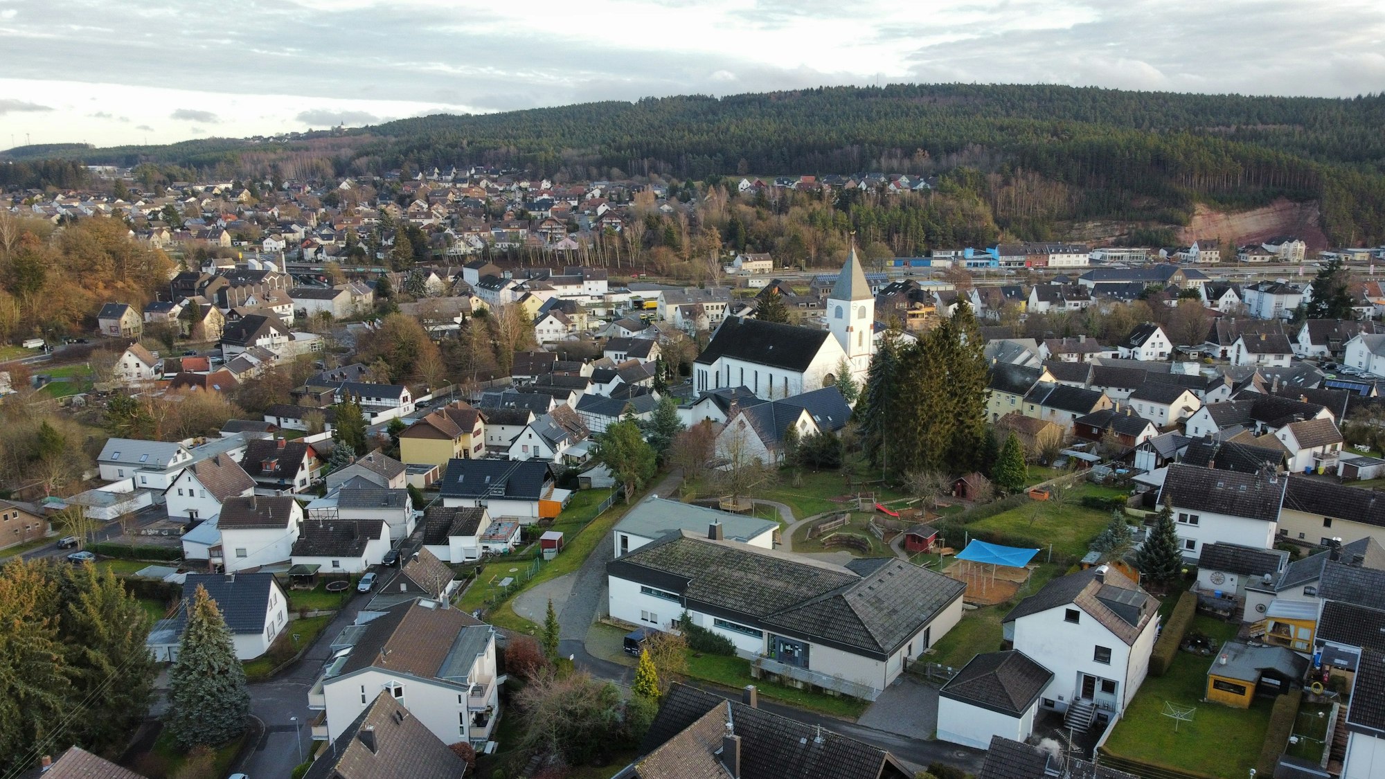 Das Foto zeigt einen Blick auf Kall.