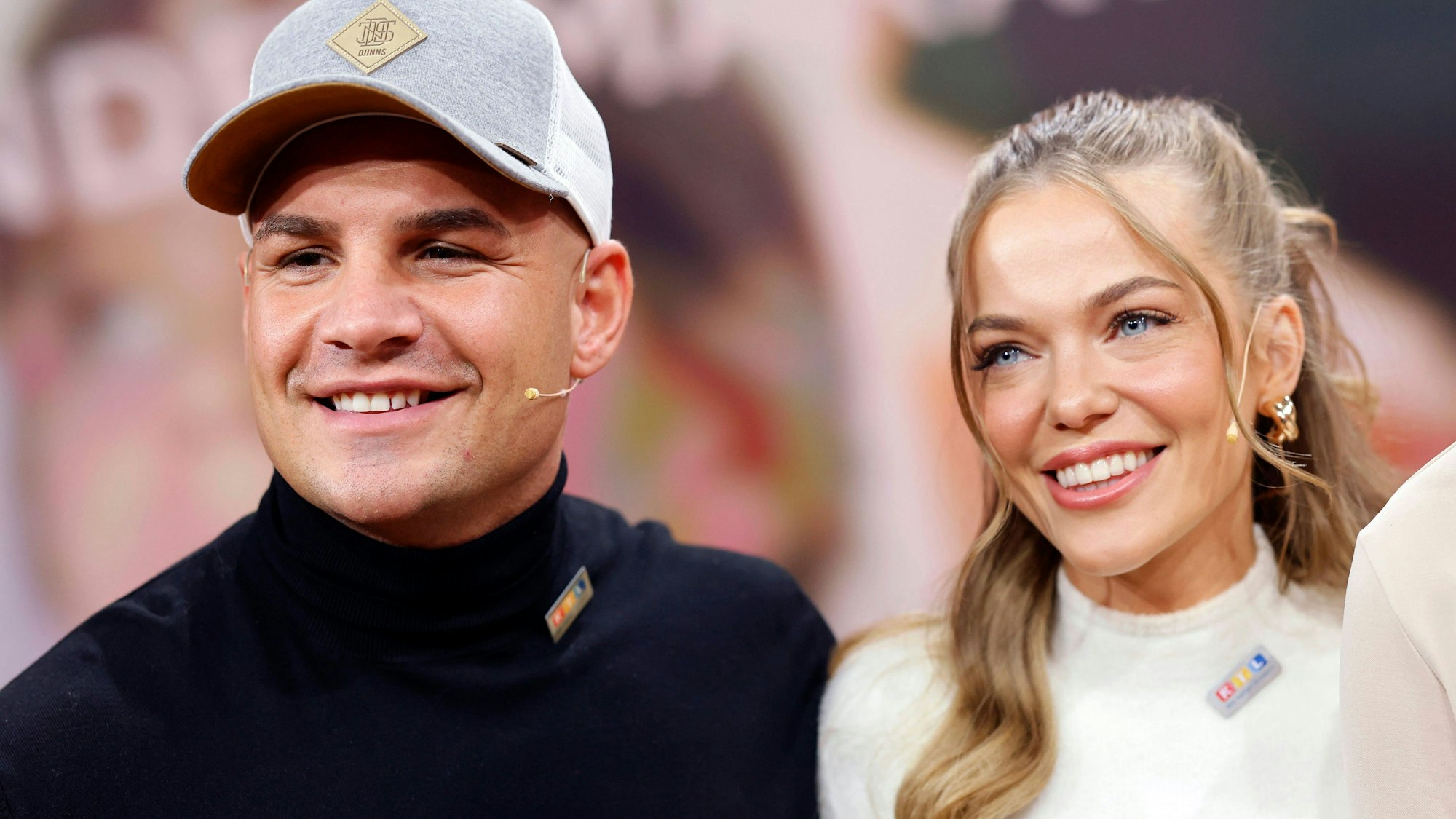 Sänger Pietro Lombardi und seine Verlobte Laura Maria Rypa.