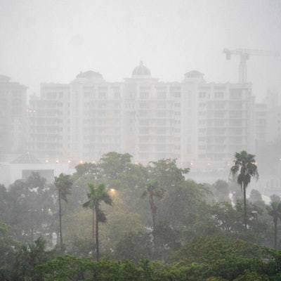 Der Hurrikan „Milton “wütet über den US-Bundesstaat Florida