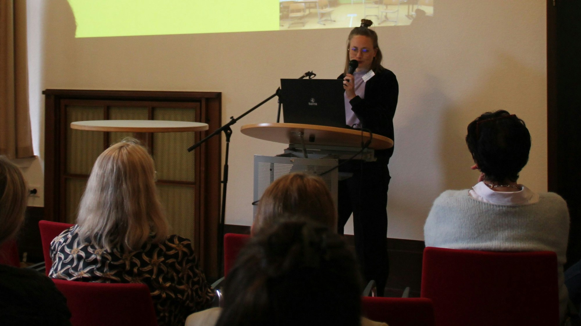 Marlene Caspers auf einer Fachtagung zum Thema sexualisierte Gewalt. (Archivfoto)