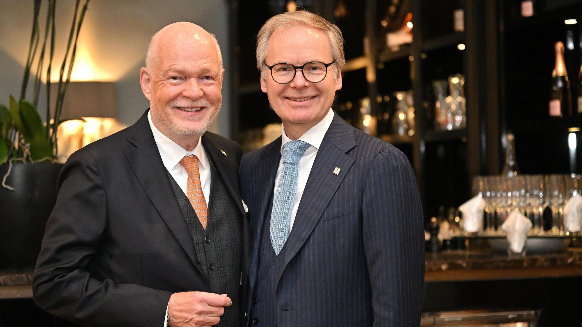 Die Hoteliers Thomas Althoff und Frank Marrenbach.
