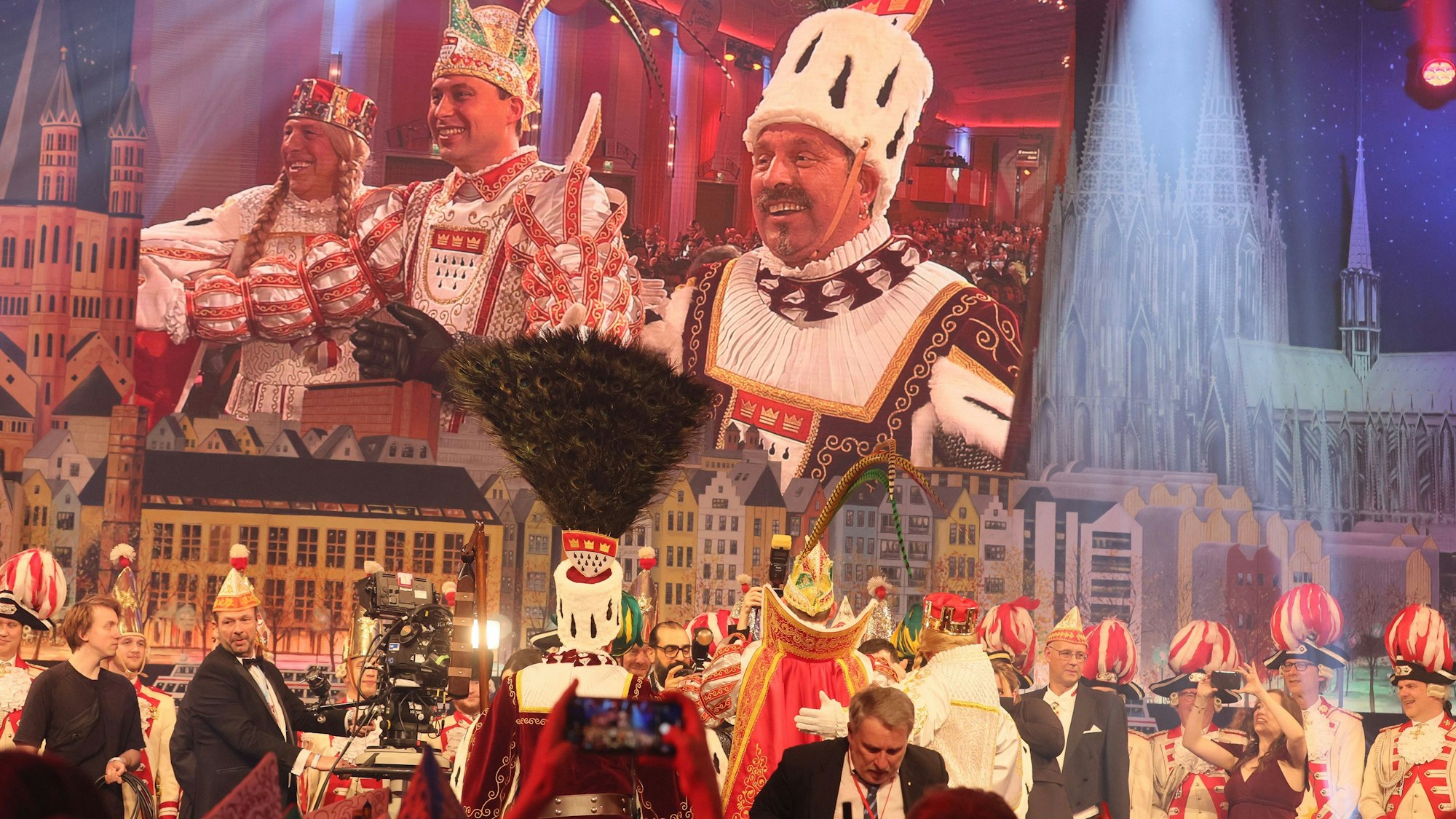 Proklamation des Kölner Dreigestirns, 05.01.2024, Bild: Herbert Bucco