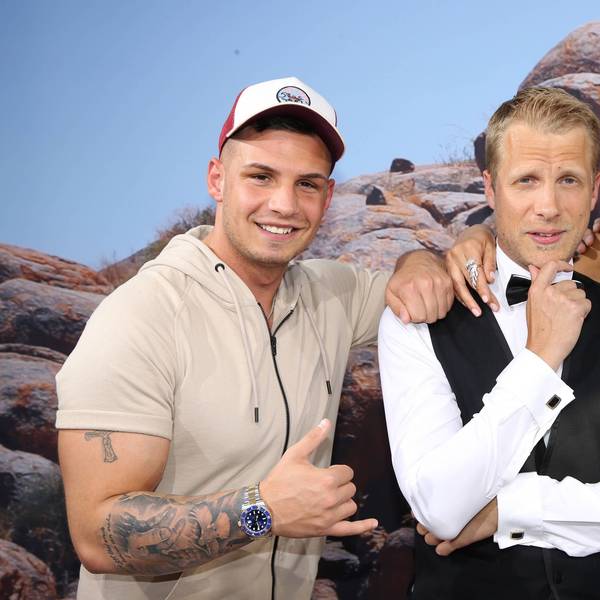 Pietro Lombardi, Oliver Pocher und Lilly Becker auf dem Roten Teppich