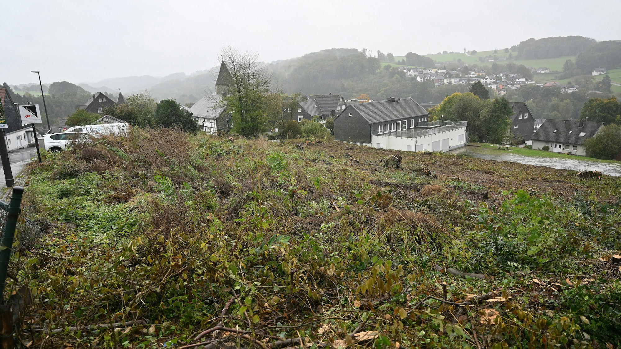 Das Foto zeigt das mögliche Baugebiet in Kürten