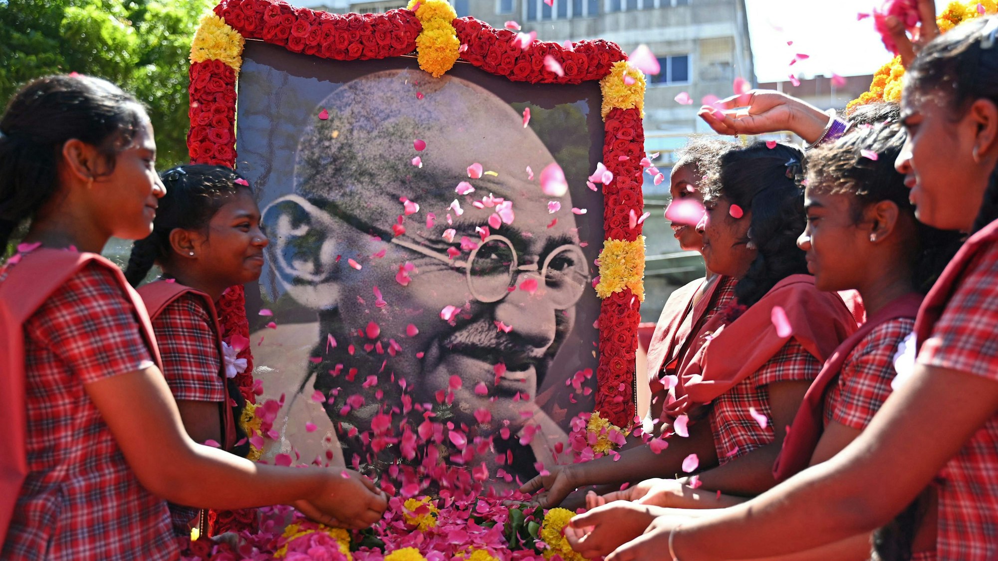 Mahatma Gandhi wird bis heute – nicht nur in Indien – als Freiheitskämpfer verehrt.