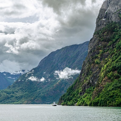 Fjord Landschaften in Norwegen.