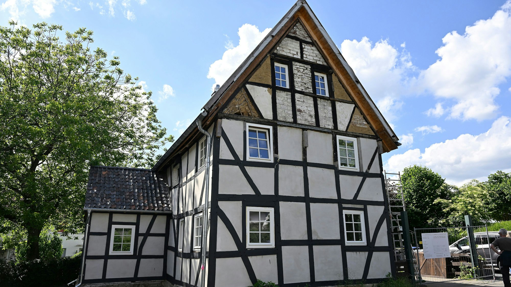 Ein altes Fachwerkhaus.