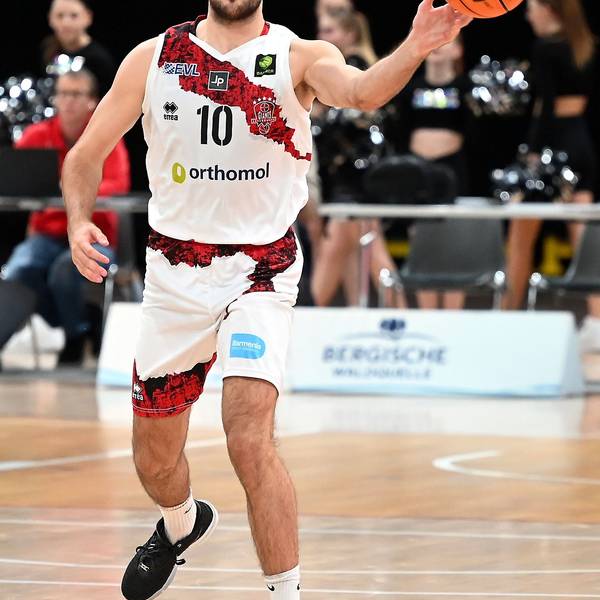 29.09.2024, Basketball-Bayer Giants Leverkusen-Schwelm
Sebastian Brach (Bayer)
Foto: Uli Herhaus