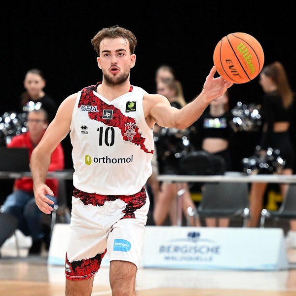 29.09.2024, Basketball-Bayer Giants Leverkusen-Schwelm
Sebastian Brach (Bayer)
Foto: Uli Herhaus
