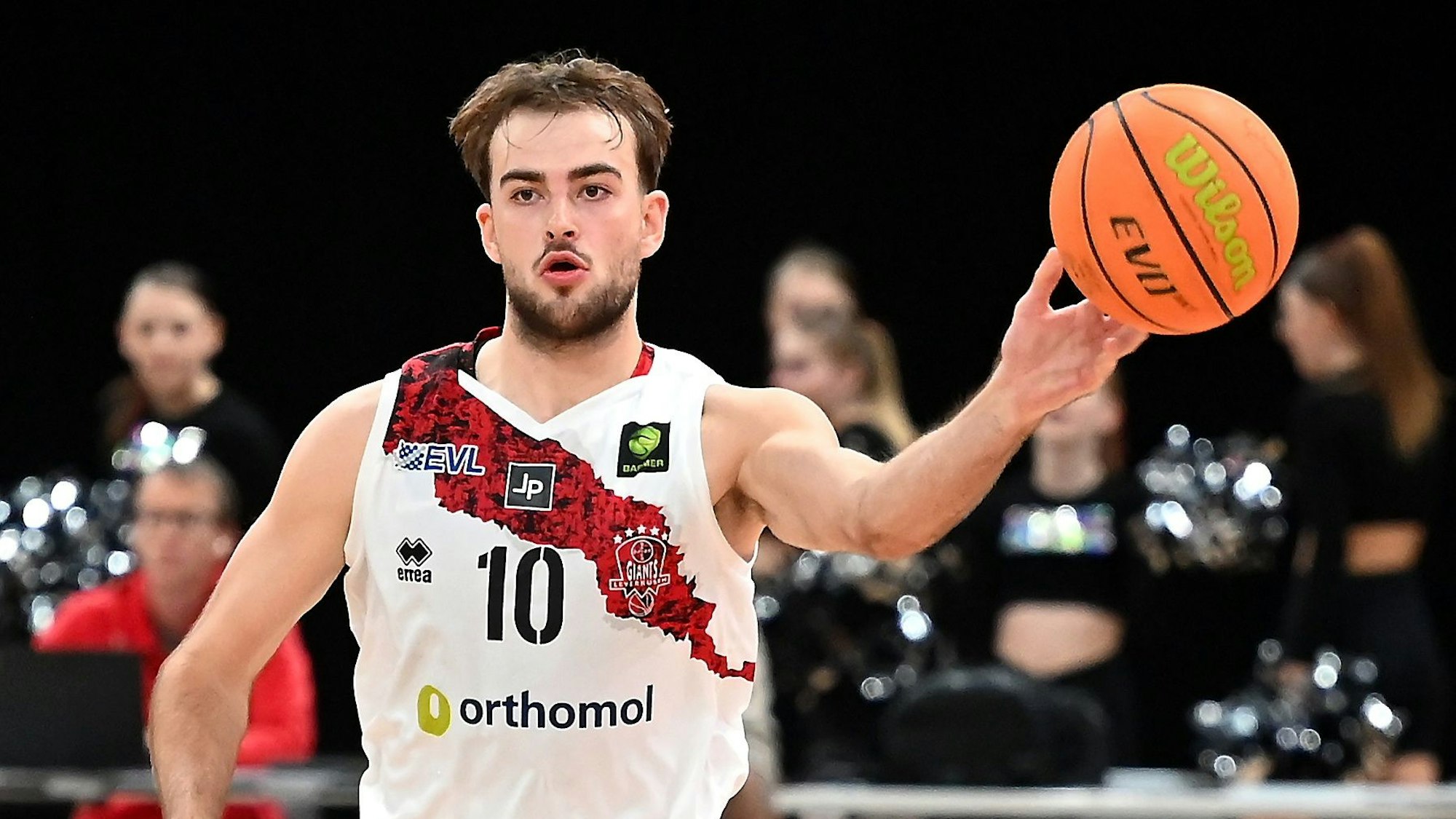 29.09.2024, Basketball-Bayer Giants Leverkusen-Schwelm
Sebastian Brach (Bayer)
Foto: Uli Herhaus