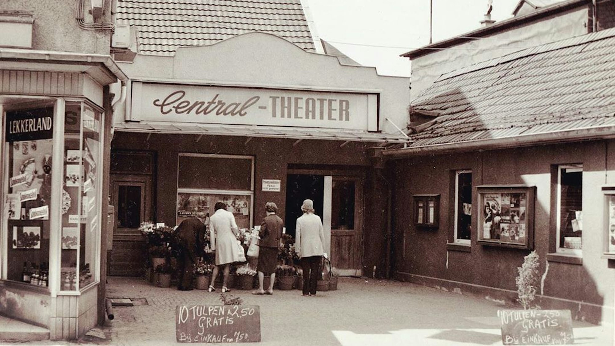 Historisches Foto des „Central-Theaters“ in Gummersbach-Nöckelseßmar.