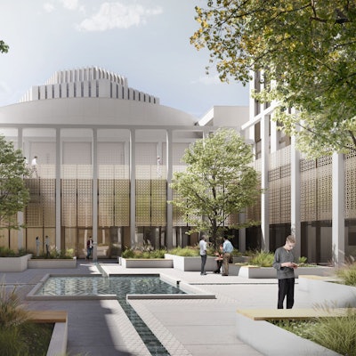 Visualisierung der neuen Verbandszentrale des VIKZ an der Stolberger Straße 370a.