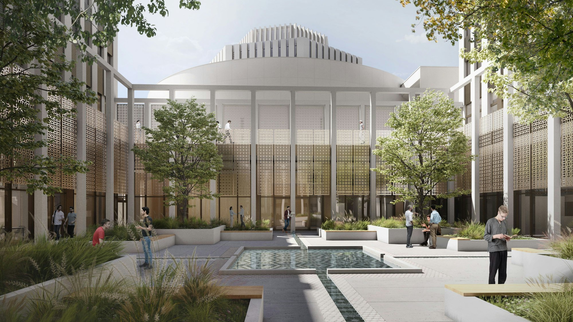 Visualisierung der neuen Verbandszentrale des VIKZ an der Stolberger Straße 370a.