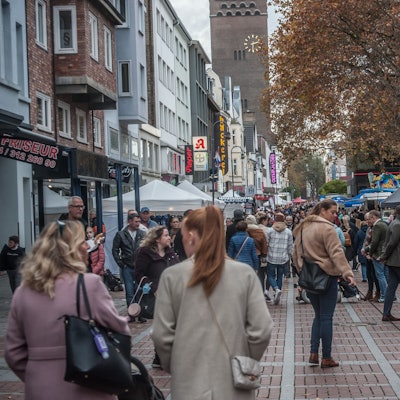 Verkaufsoffener Sonntag am 31. Oktober 2021 in Wiesdorf.