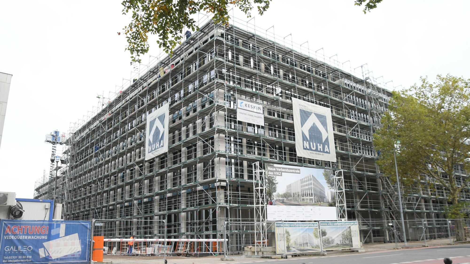 Die neue Verbandszentrale des VIKZ an der Stolberger Straße 370a ist fast fertig.