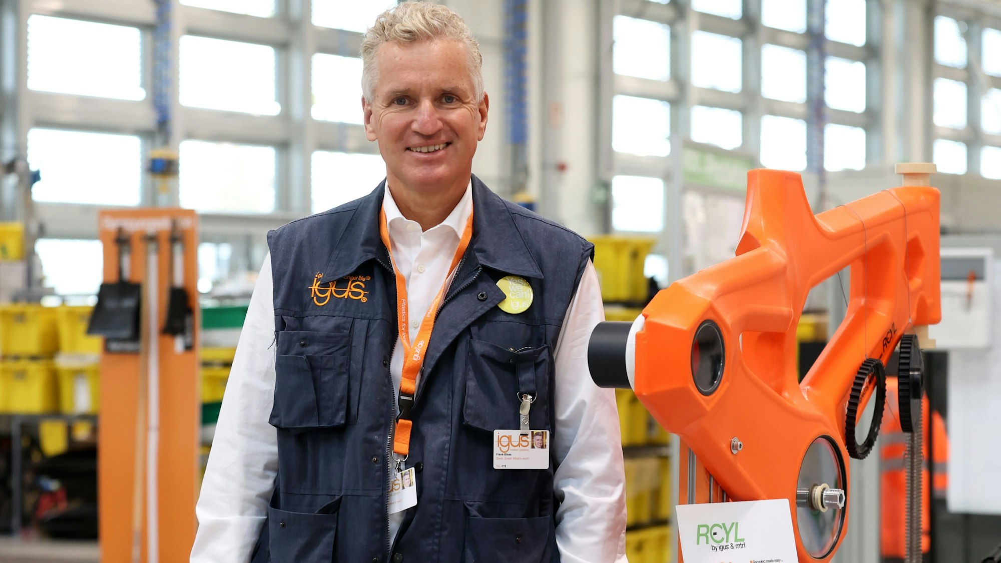 Plastik soll zu wertvollen Ressource für Fahrräder genutzt werden, so Blase.