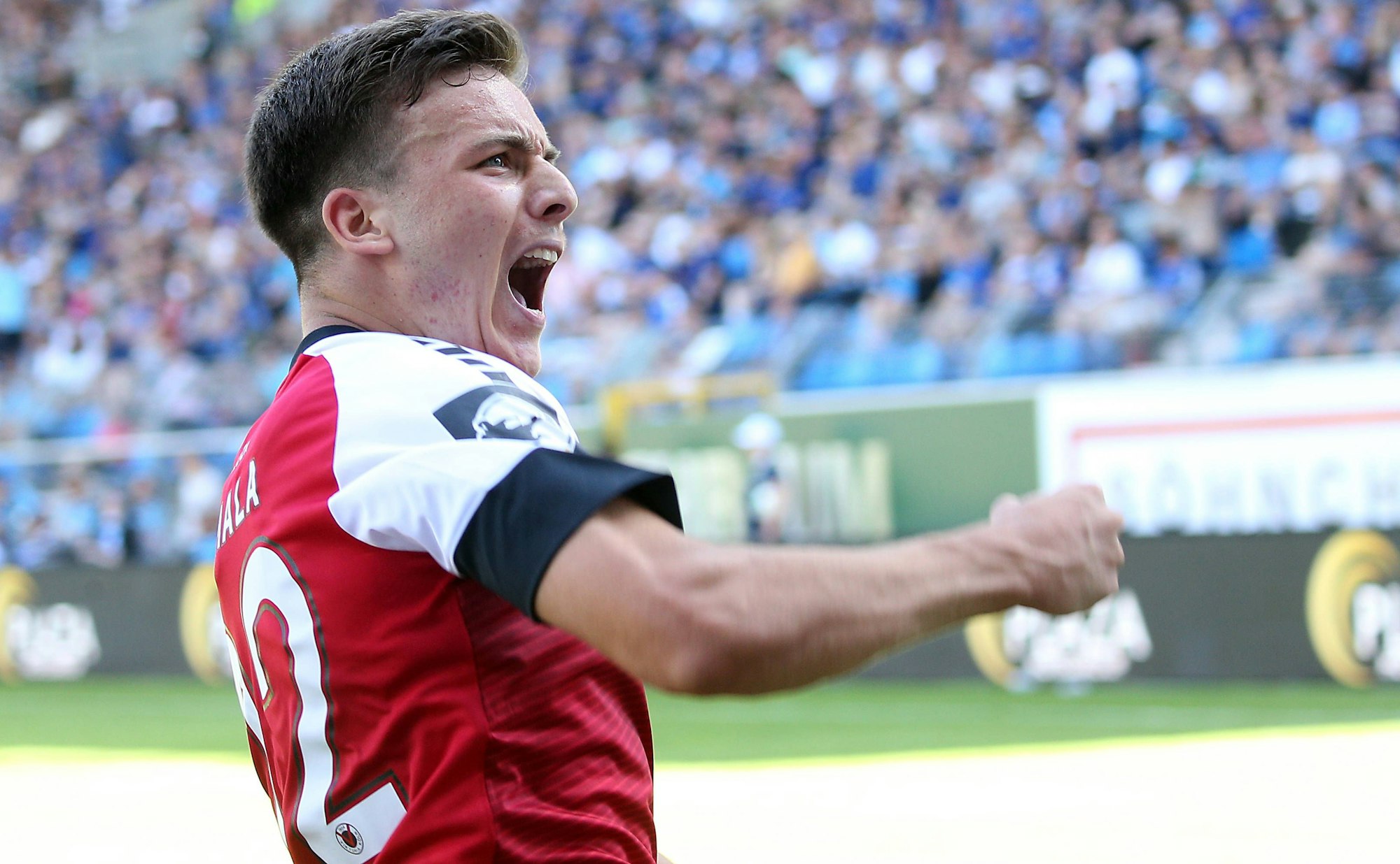 Said El Mala im Trikot des FC Viktoria Köln