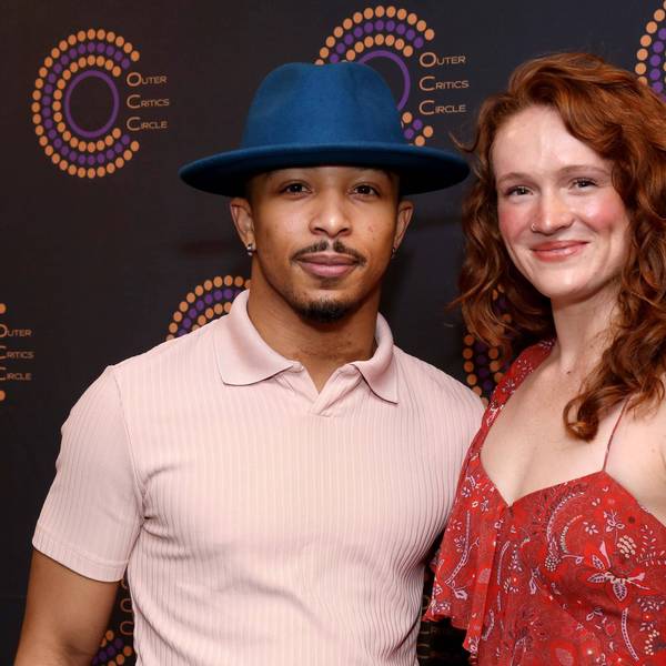 Zelig Williams (l) und Kali May Grinder bei der Verleihung der Outer Critics Circle Awards 2022.