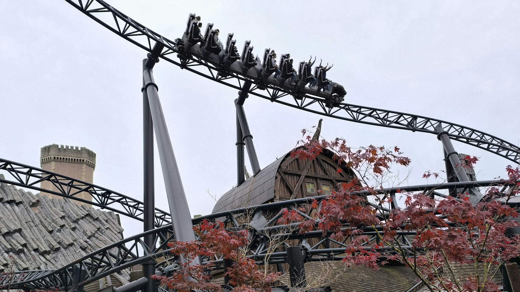 Eine Attraktion oder ein Teil einer Themenwelt im Freizeitpark Phantasialand in Brühl.