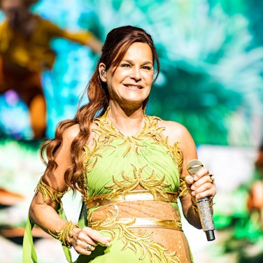 Andrea Berg bei einem Konzertauftritt in Köln.