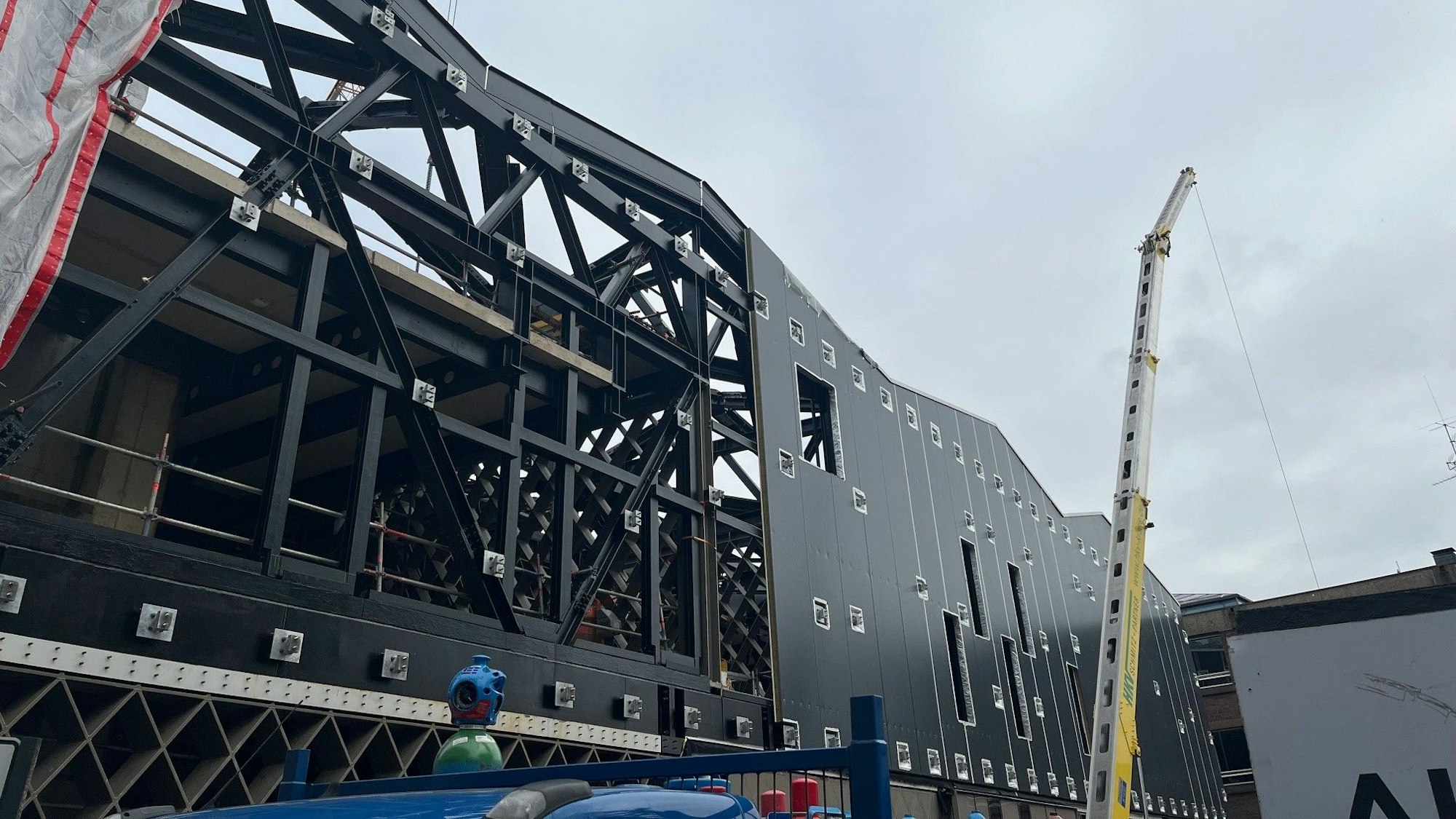 Ein aktuelles Bild von der Baustelle.