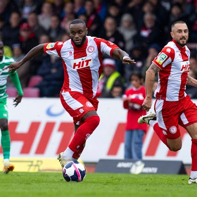 RECORD DATE NOT STATED Regionalliga West Fortuna Köln - Rot-Weiß Oberhausen, 12.10.2024 Arnold Budimbu Fortuna Köln, 10. Regionalliga West, Fortuna Köln - Rot-Weiß Oberhausen, 11. Spieltag, am 12.10.2024, Südstadion, Köln *** Regionalliga West Fortuna Köln Rot Weiß Oberhausen, 12 10 2024 Arnold Budimbu Fortuna Köln, 10 Regionalliga West, Fortuna Köln Rot Weiß Oberhausen, 11 Matchday, on 12 10 2024, Südstadion, Cologne Copyright: xBEAUTIFULxSPORTS/Meuselx