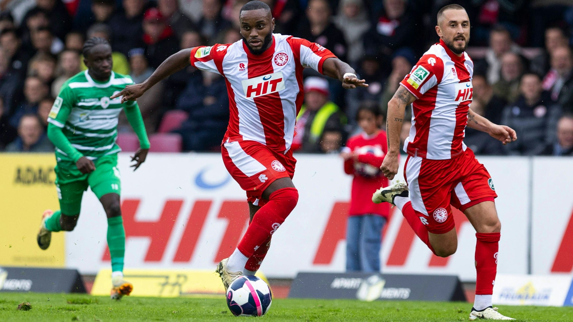 RECORD DATE NOT STATED Regionalliga West Fortuna Köln - Rot-Weiß Oberhausen, 12.10.2024 Arnold Budimbu Fortuna Köln, 10. Regionalliga West, Fortuna Köln - Rot-Weiß Oberhausen, 11. Spieltag, am 12.10.2024, Südstadion, Köln *** Regionalliga West Fortuna Köln Rot Weiß Oberhausen, 12 10 2024 Arnold Budimbu Fortuna Köln, 10 Regionalliga West, Fortuna Köln Rot Weiß Oberhausen, 11 Matchday, on 12 10 2024, Südstadion, Cologne Copyright: xBEAUTIFULxSPORTS/Meuselx