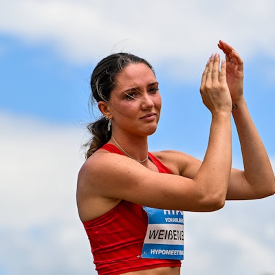 AUT, 49. Hypomeeting 2024 in Goetzis / 18.05.2024, Moesle - Stadion, Götzis / Goetzis, AUT, 49. Hypomeeting 2024 in Goetzis, Siebenkampf / Heptathlon, Hochsprung / High Jump, im Bild Sophie Weißenberg / Weissenberg GER ist enttaeuscht *** AUT, 49 Hypomeeting 2024 in Goetzis 18 05 2024, Moesle Stadium, Götzis Goetzis, AUT, 49 Hypomeeting 2024 in Goetzis, Heptathlon, High Jump, in the picture Sophie Weißenberg Weissenberg GER is disappointed nordphotoxGmbHx/xHafner nph00200