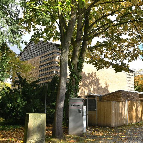 Die Trauerhalle ist seit Frühjahr 2023 gesperrt.