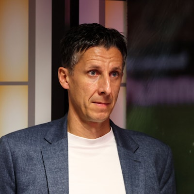 1. FC Köln vs. SSV Ulm, 8. Spieltag, 05.10.2024, 13.00 Uhr, Pressekonferenz, Christian Keller (1. FC Köln), Bild: Herbert Bucco